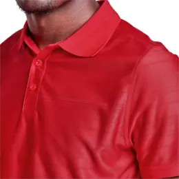 Mens Milan Golf Shirt Close Up